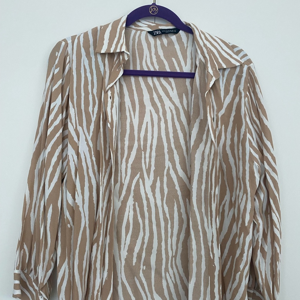Zebra Prinr Blouse
